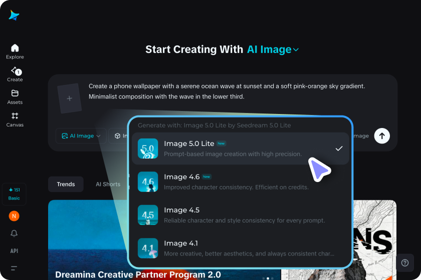 Configure settings and generate wallpaper 