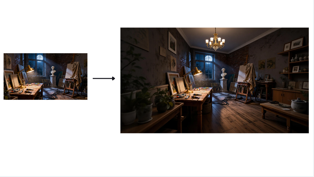Expand feature in Dreamina