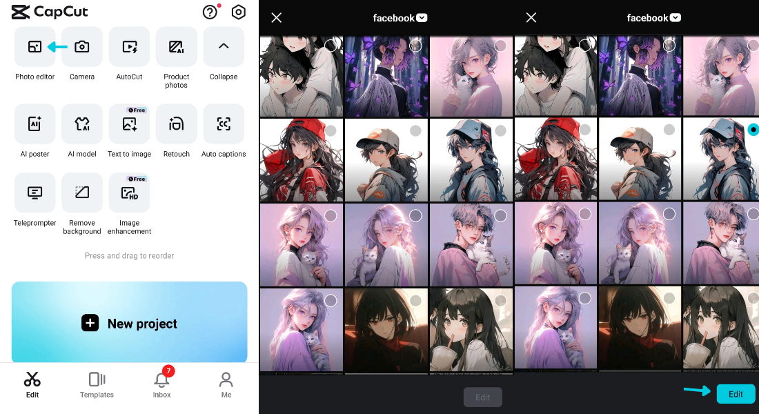 choose a photo