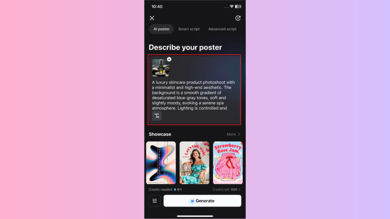 Enter your creative prompt