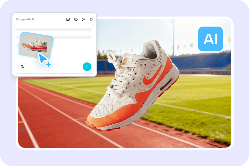 Alta eficiência para criação de design em design CapCut IA