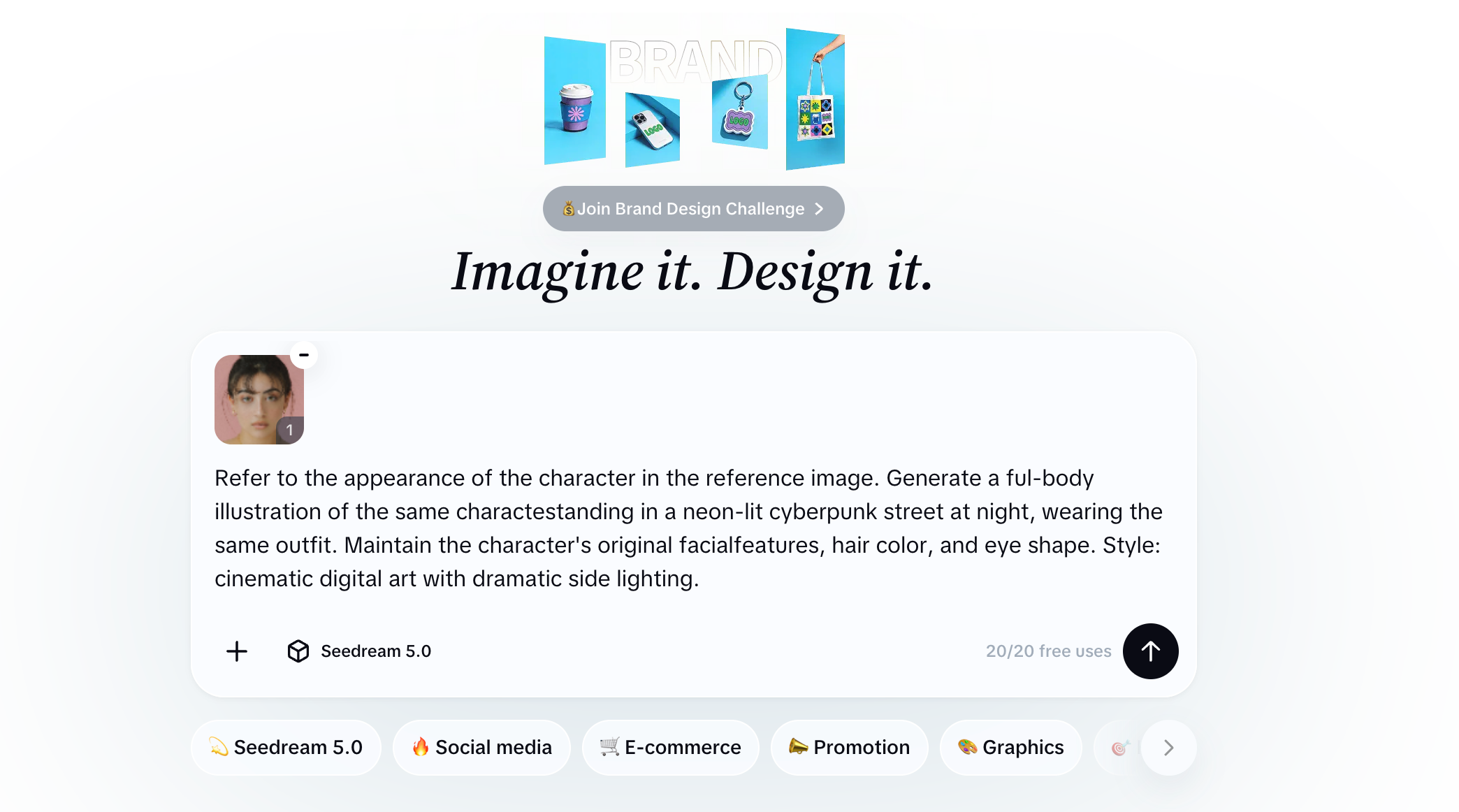 Write a detailed character prompt