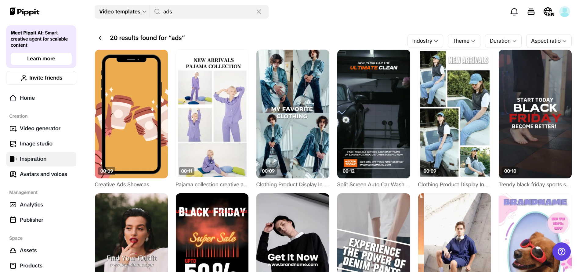 High-quality templates