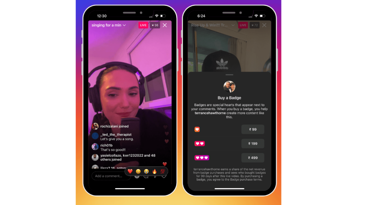 Hosting live events and workshops on Instagram