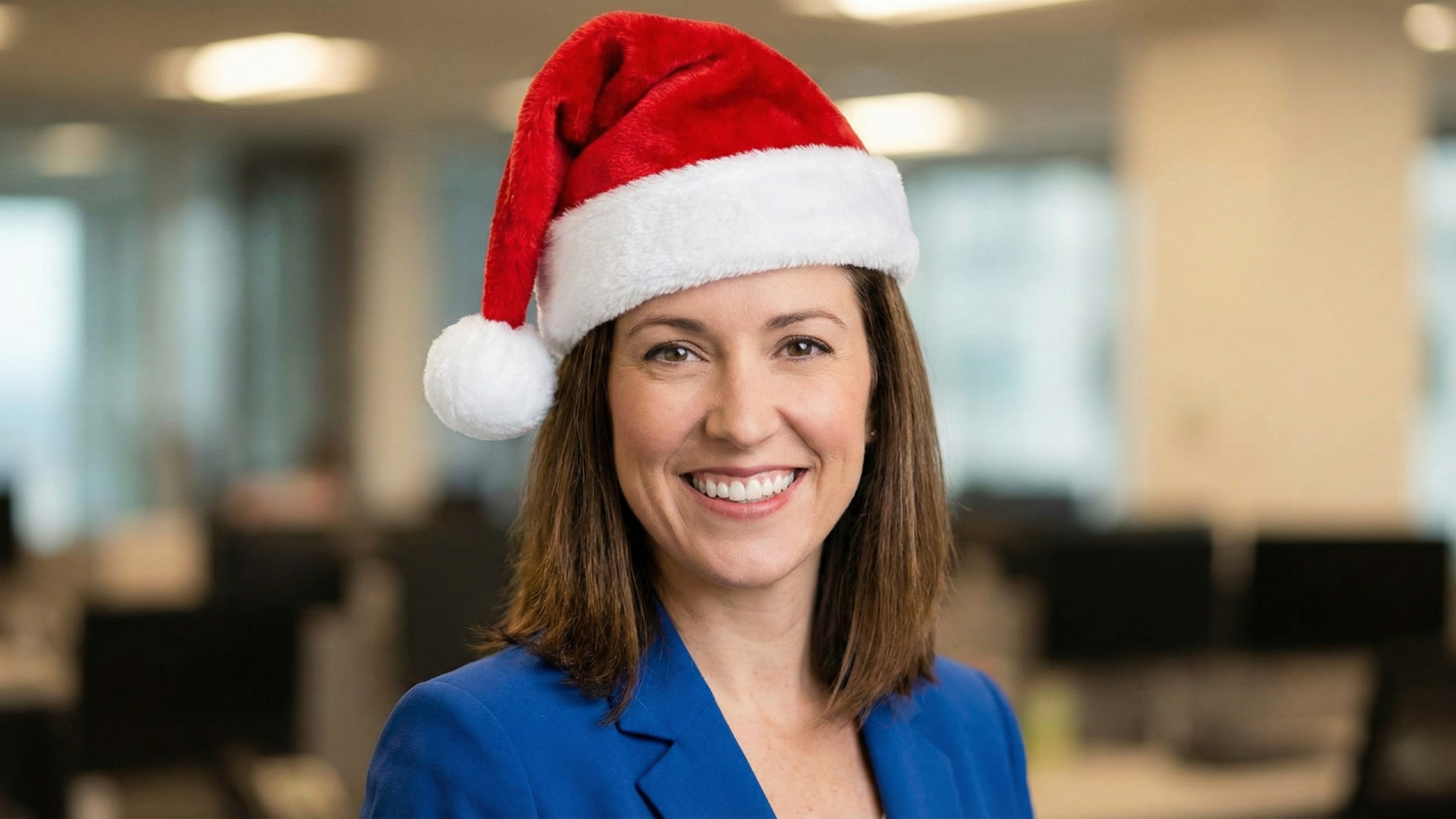 Profile picture featuring a Santa Hat