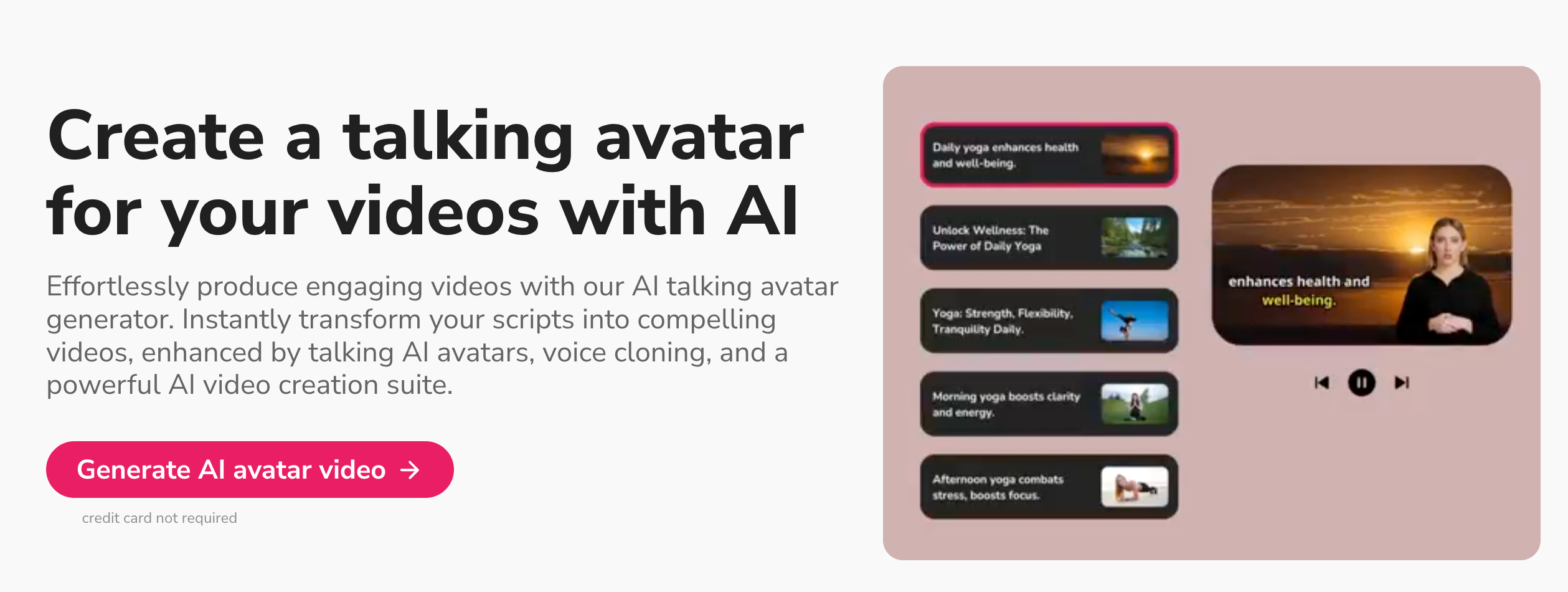Fliki: create a talking avatar