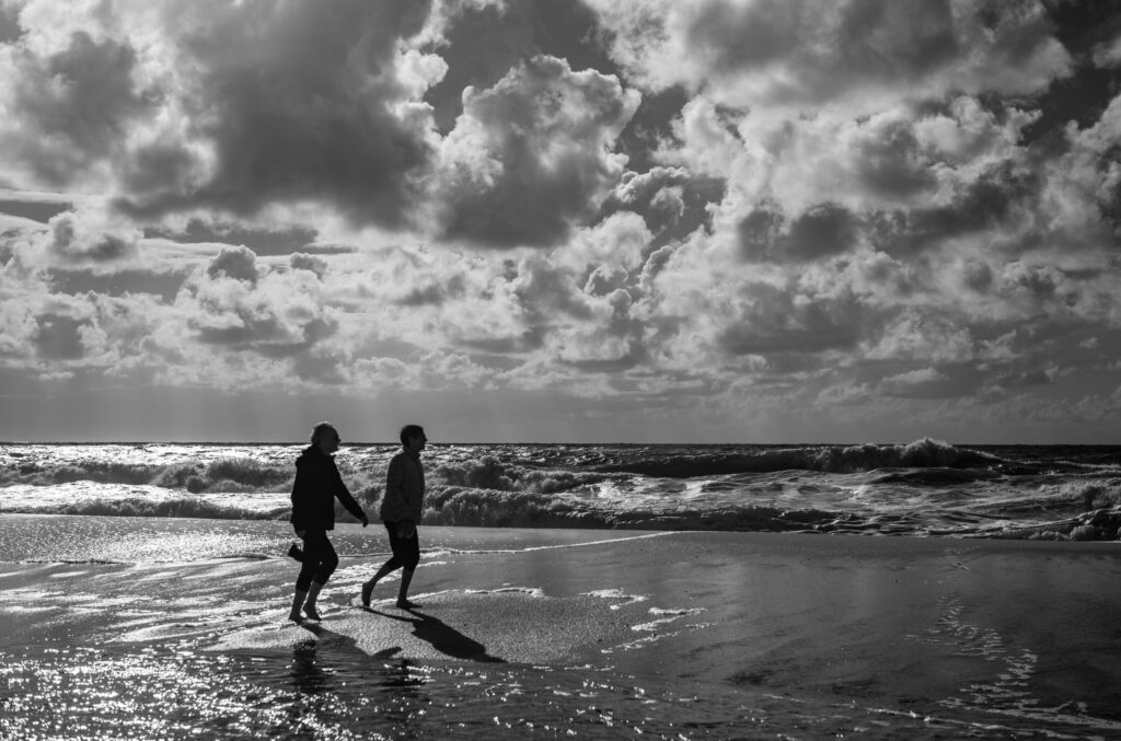 Black-and-white photo