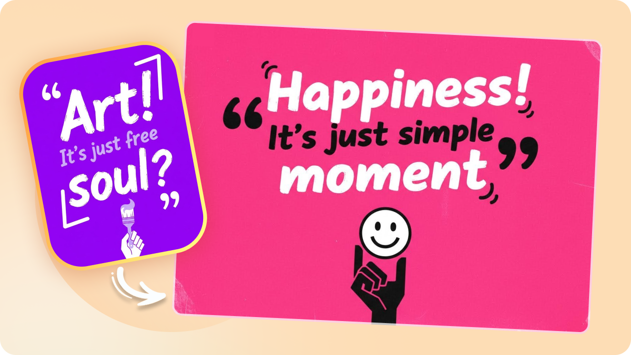 Transform photos into quote graphics with image-to-image