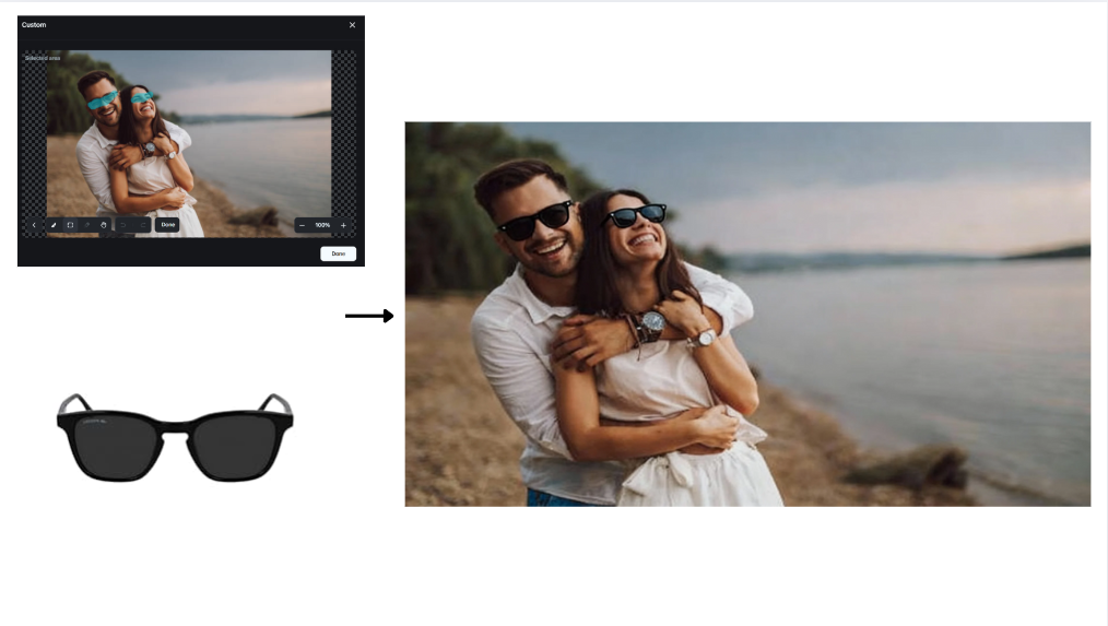 Fitur pengeditan interaktif di Dreamina