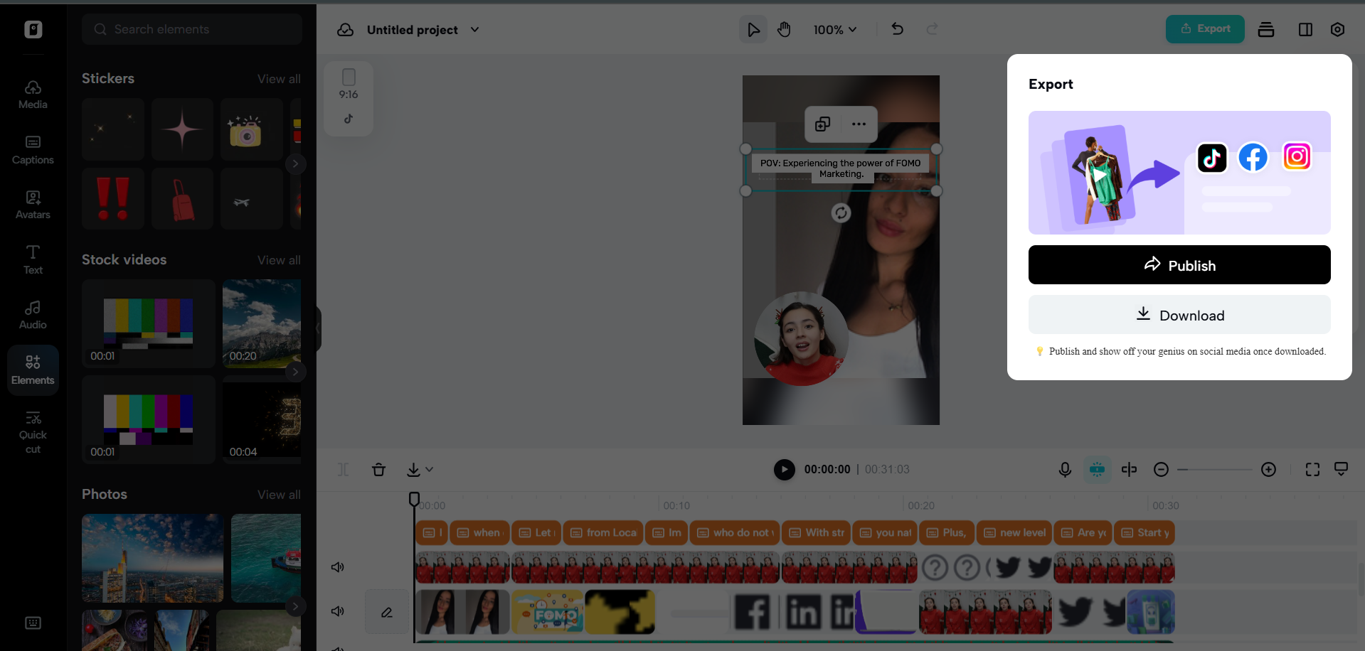 Export and share it