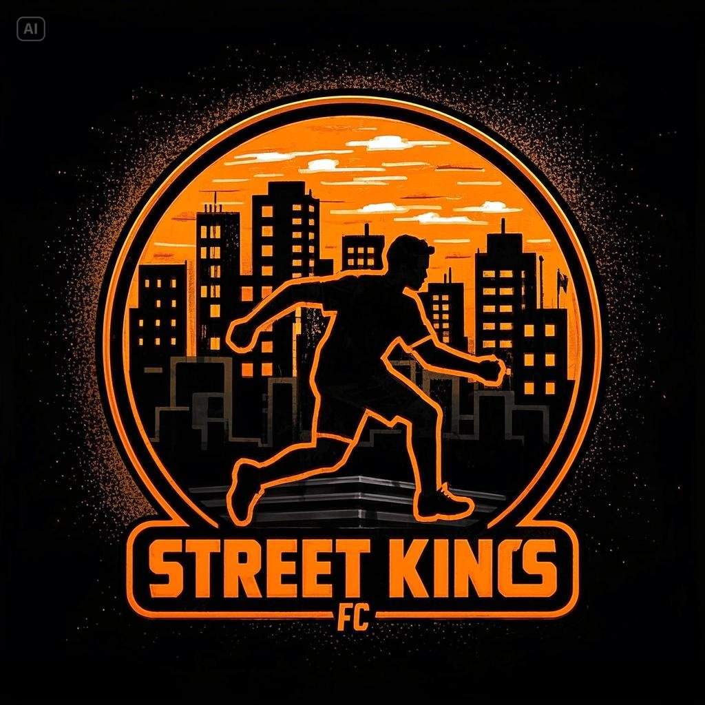Urban street soccer badge