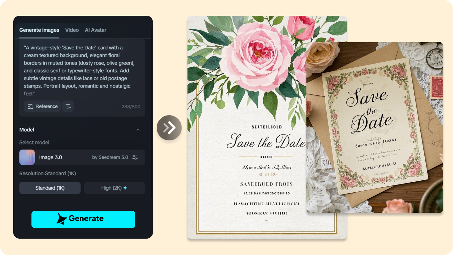 design save the date cards