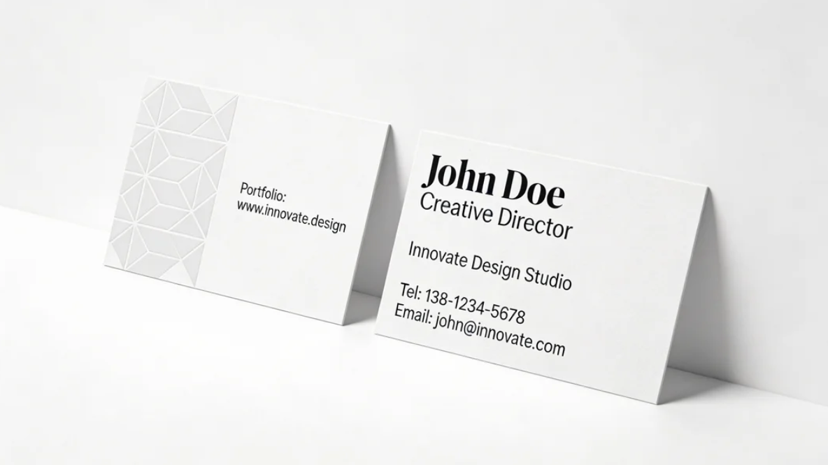 前面と背面のモックアップ画像