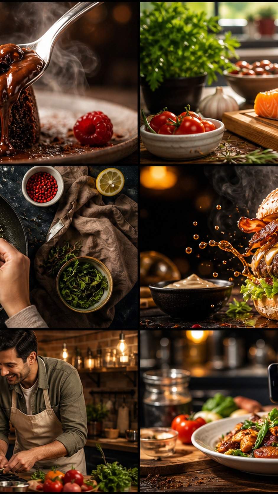 AI Food Story Video Generator mobile hero