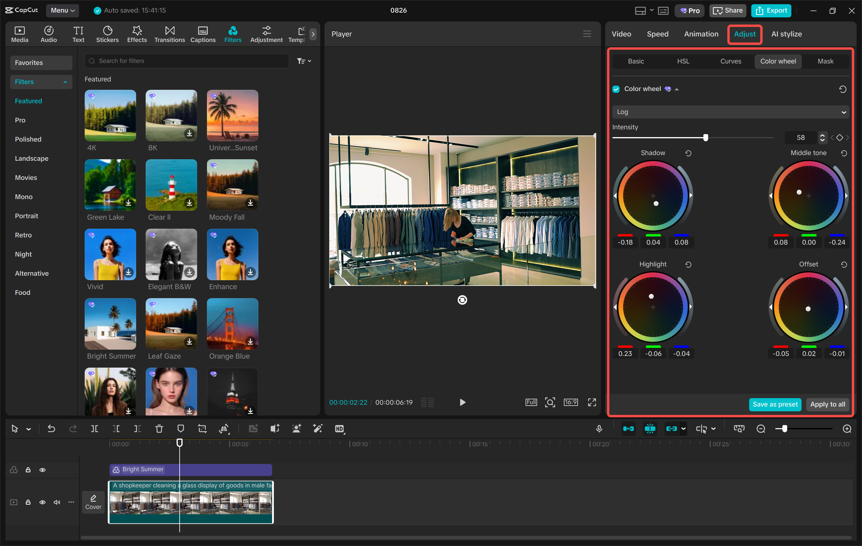 Bildbearbeitung im CapCut Desktop-Video-Editor