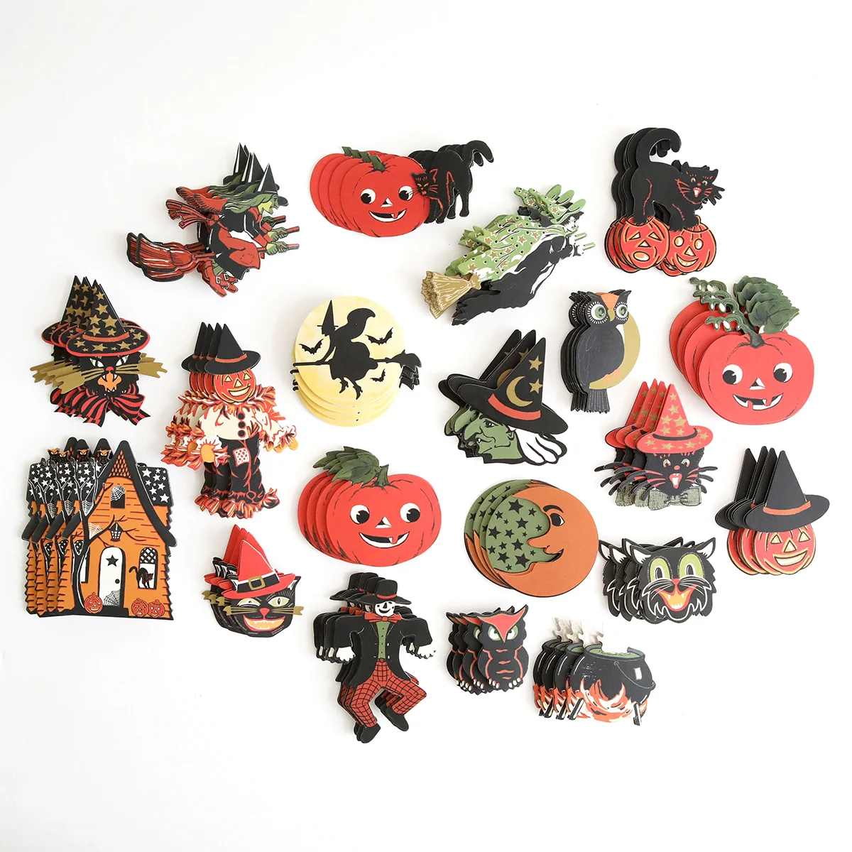 Vintage Halloween stickers