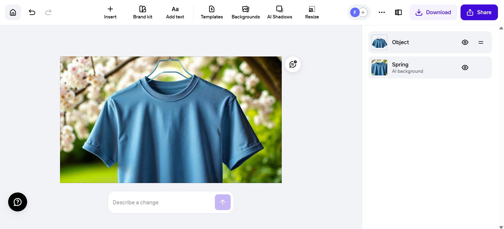 Outil de photographie de produit par IA Pixelcut