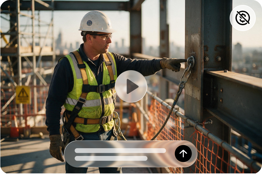  A workplace safety video generated using a free Dreamina account