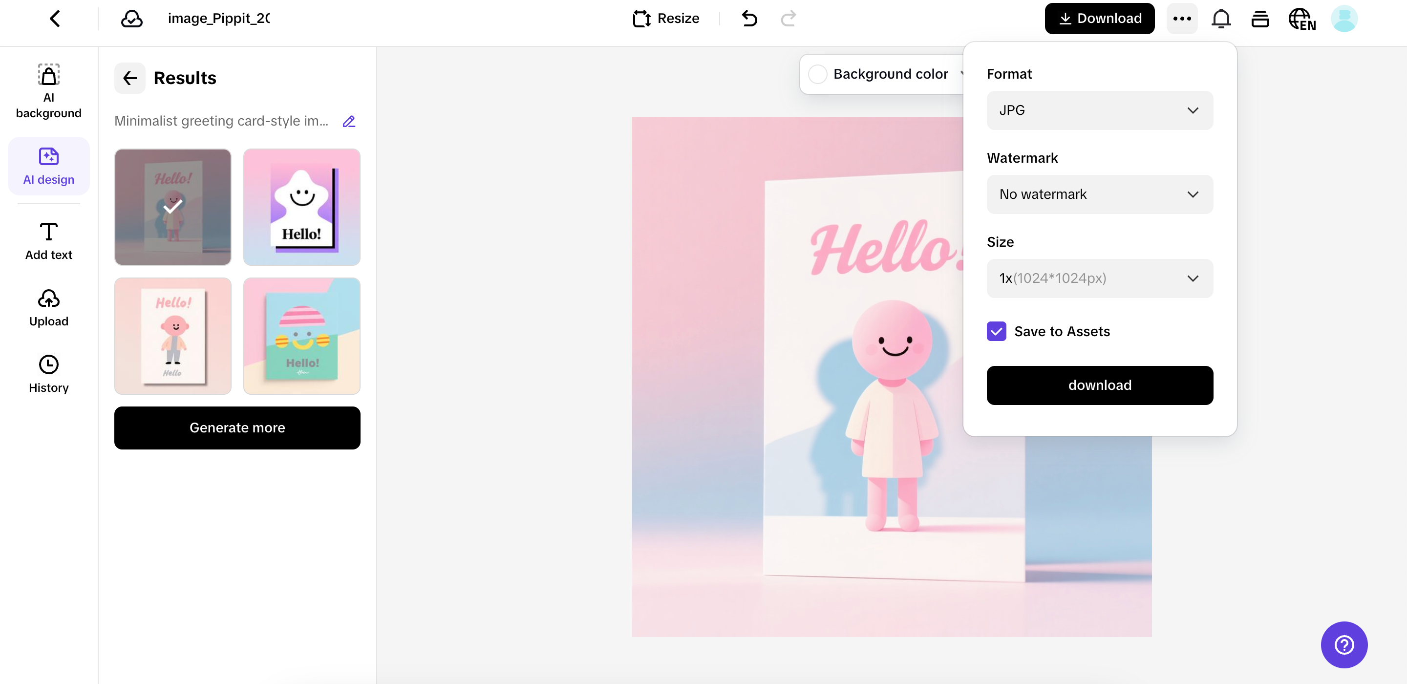 Baixe sua imagem de DM