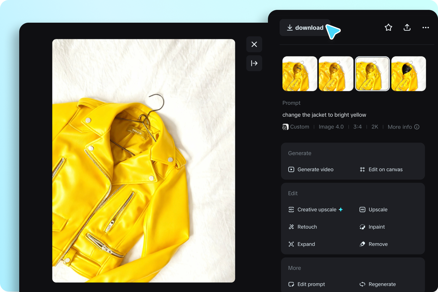  ดาวน์โหลดภาพที่เลือกใหม่ของคุณ