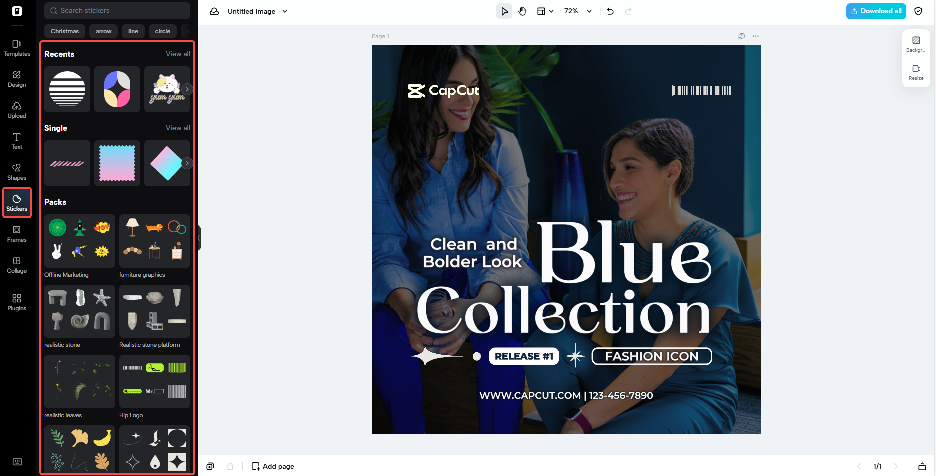 Choose your favorite stickers