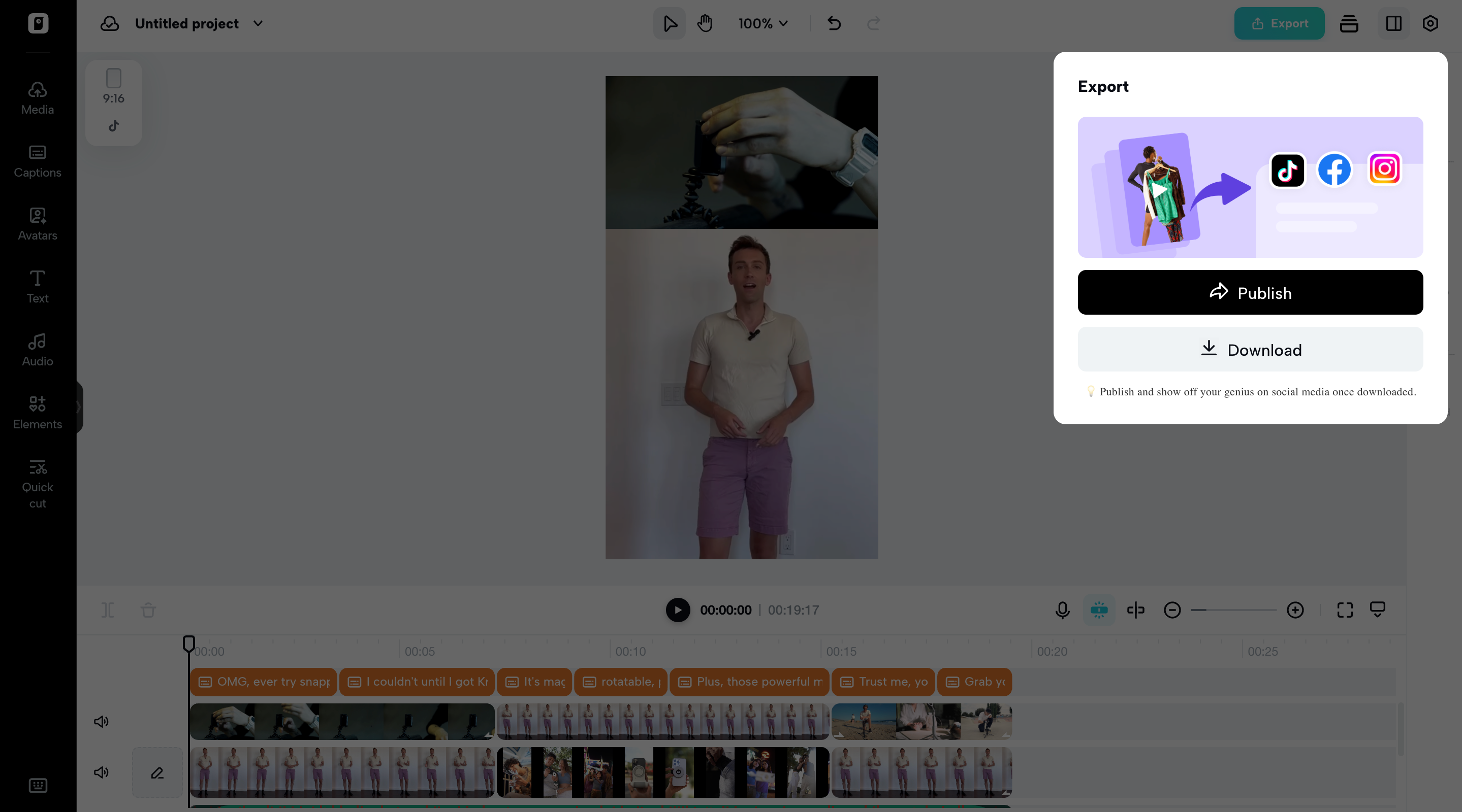 Export your business video