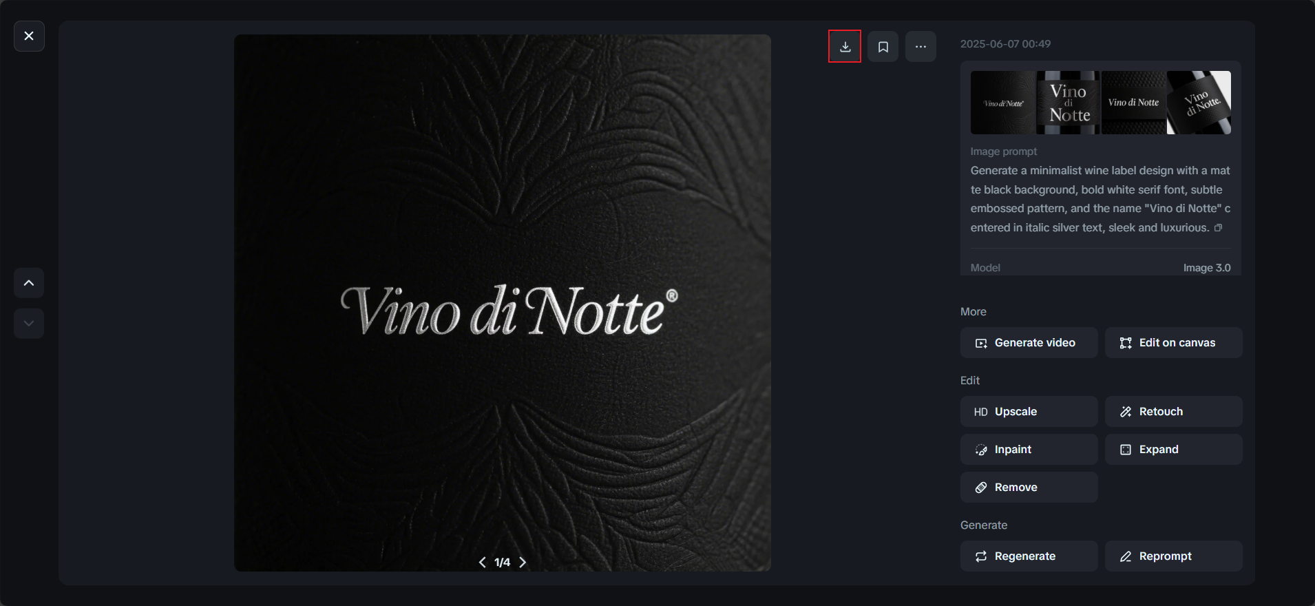 desain label anggur khusus