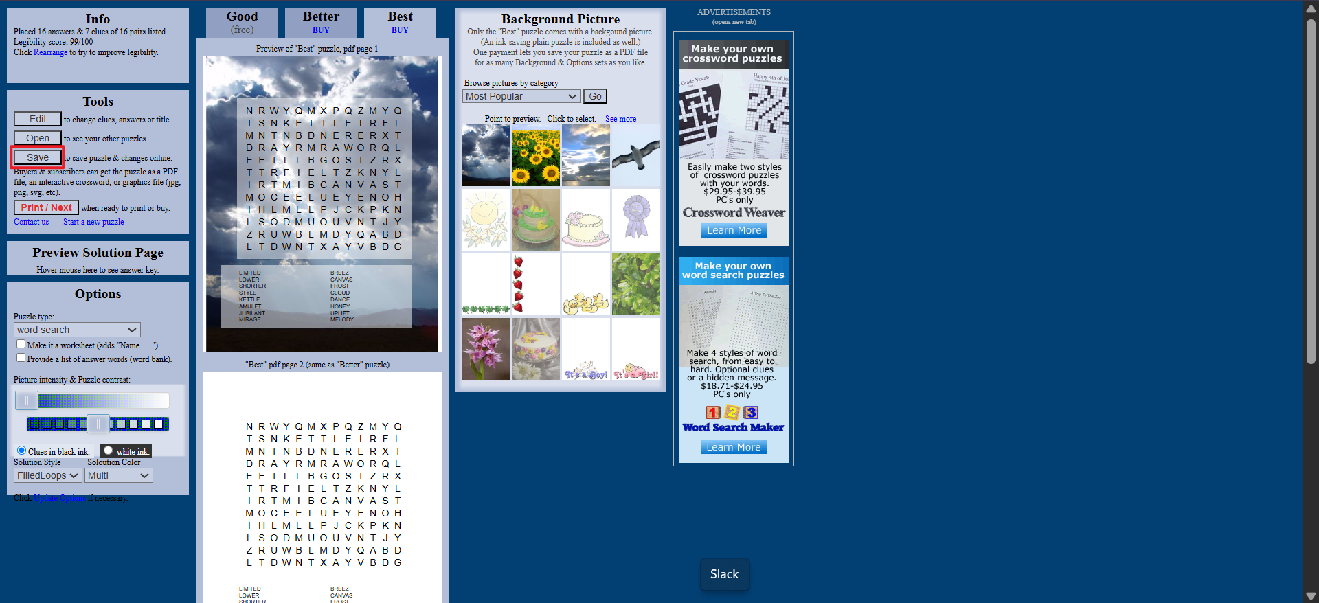 Faça sua própria palavra encontrar livre