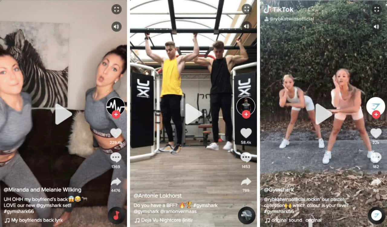 Campagna di influencer di Gymshark