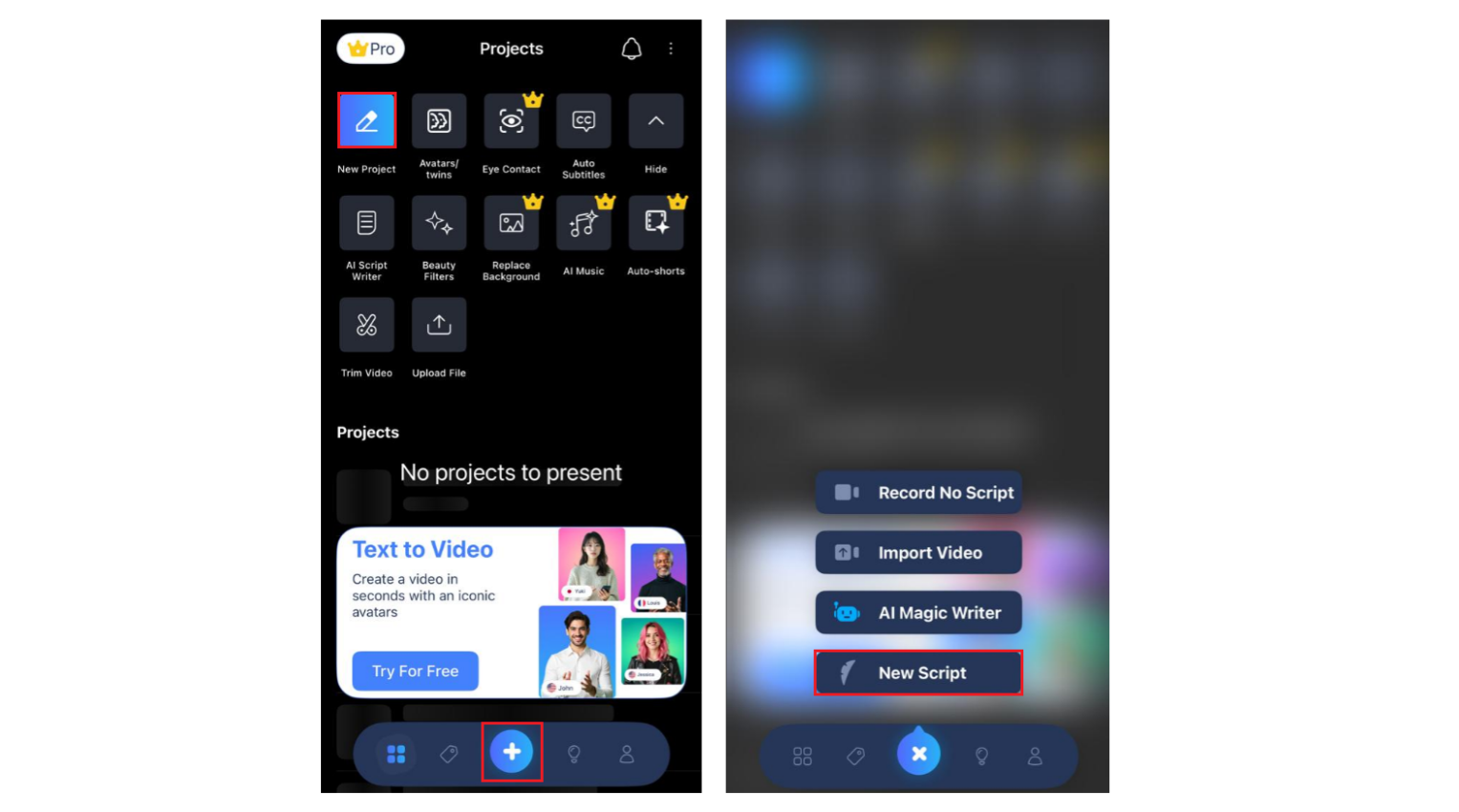 Access BIGVU Teleprompter