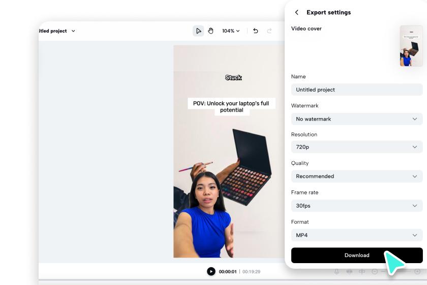 Customize your video