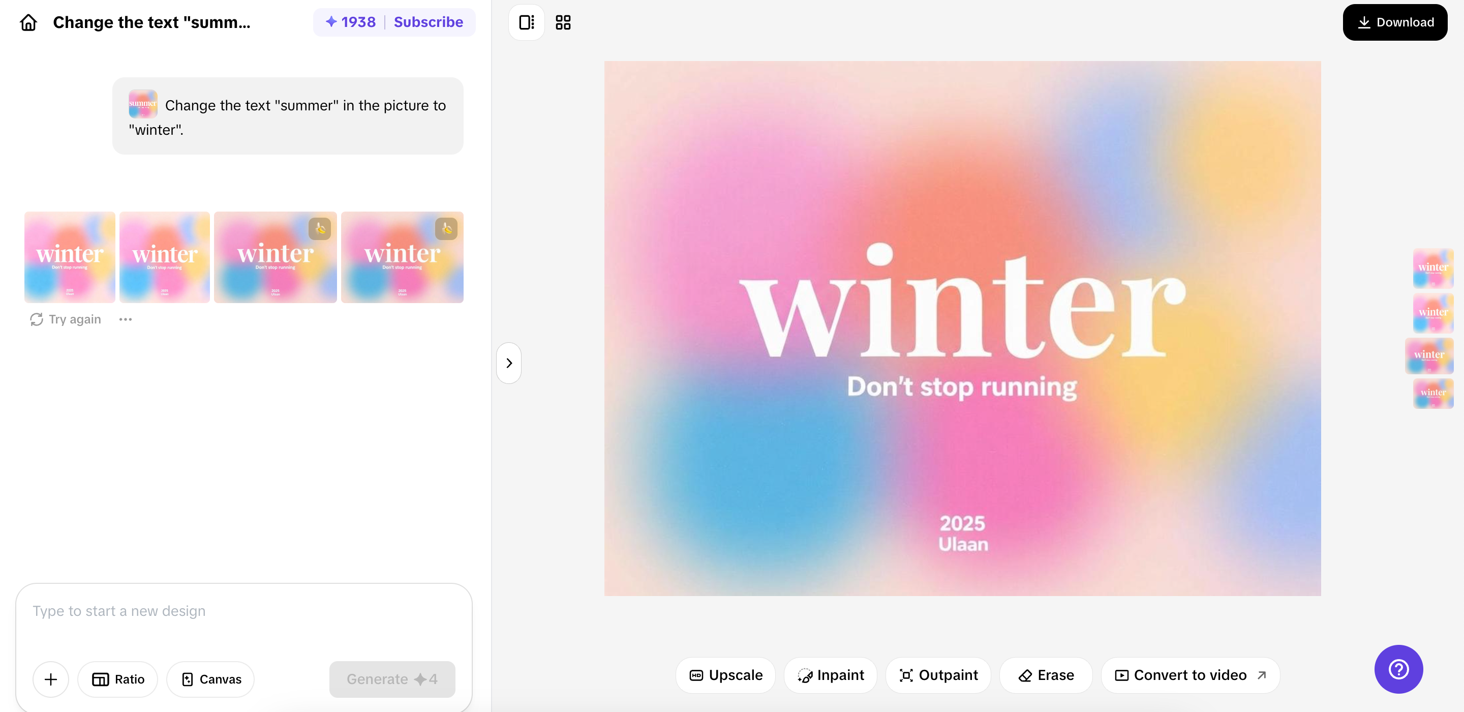 Accurate text placement