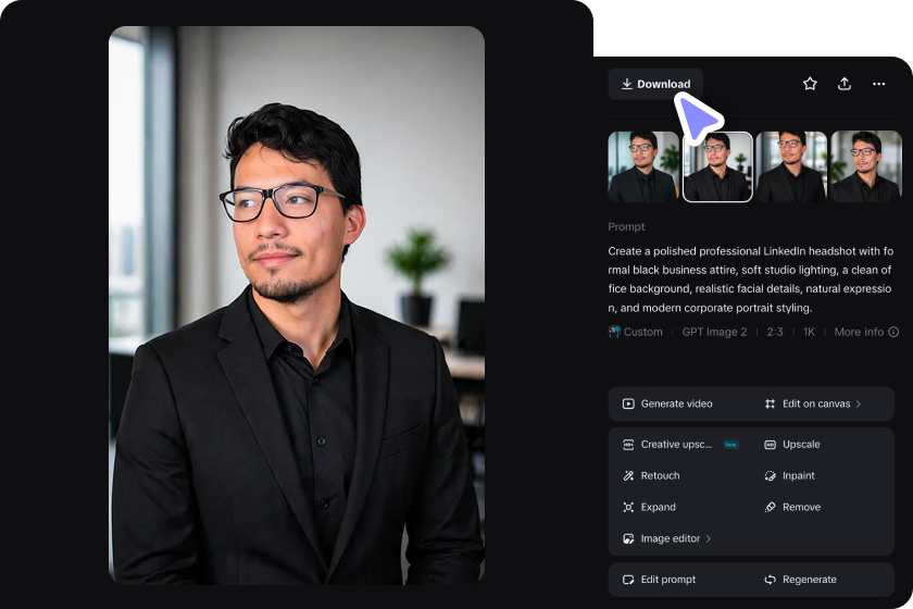 Rafinați și descărcați fotografia de profil LinkedIn