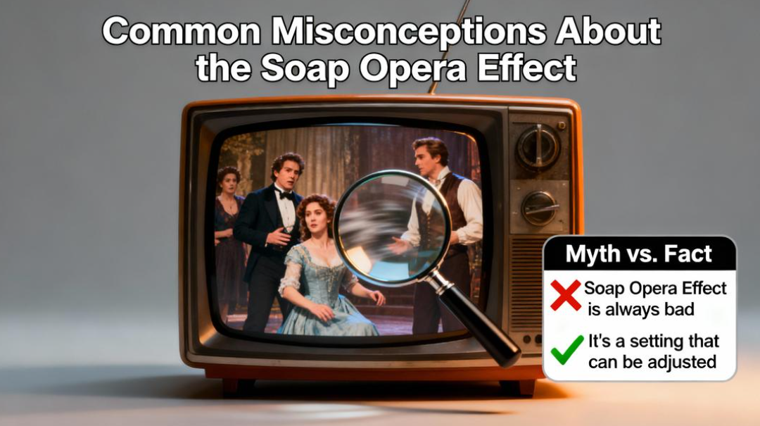 Most common misconceptions about soap opera effect