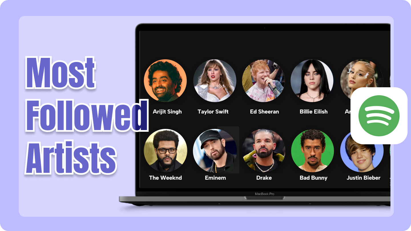 Spotify에서 가장 많이 팔로우하는 아티스트