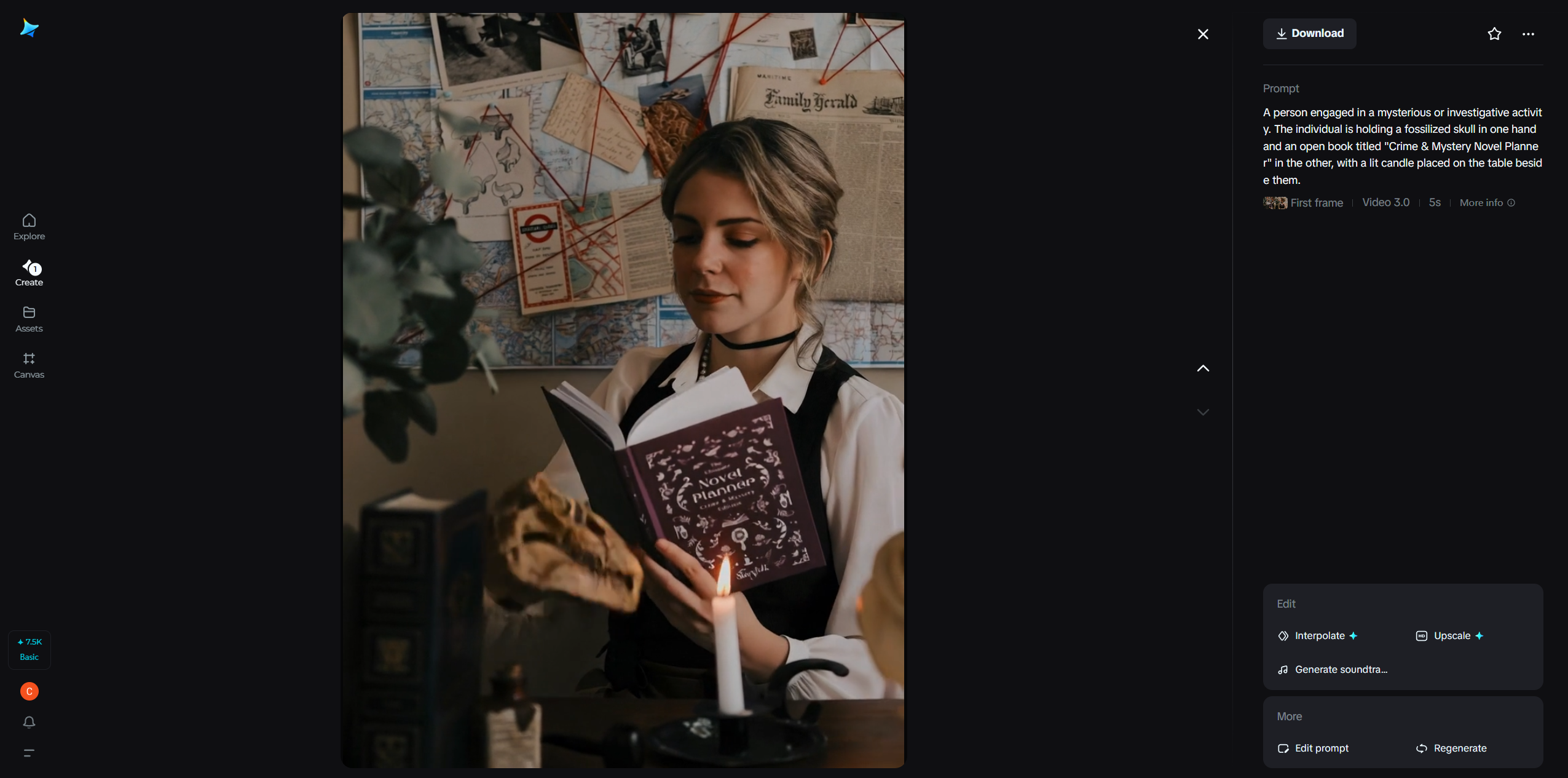 ภาพวิดีโอเรื่องราวที่ตั้งค่าส่วนตัวได้