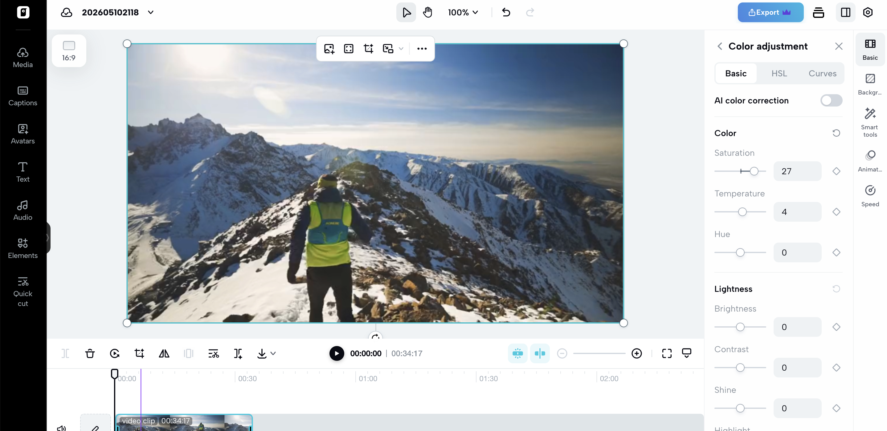 Enhance your video