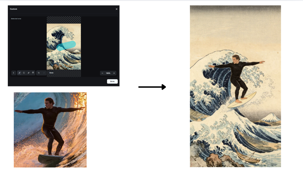 Tính năng chỉnh sửa tương tác trong Dreamina