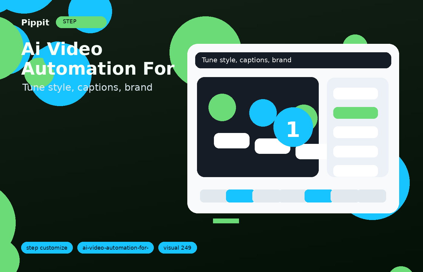 ai video automation for social media customization workflow in Pippit