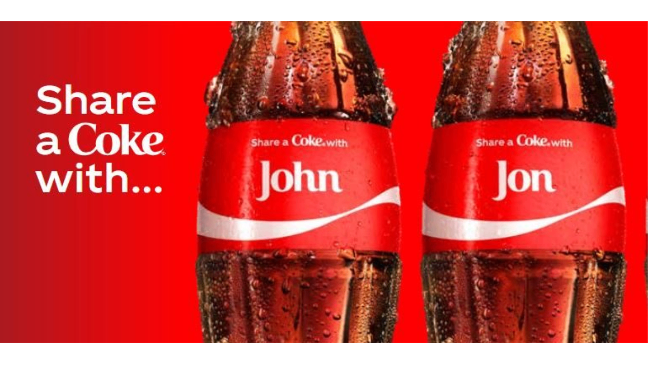 Coca-Cola – \"Share a Coke\"