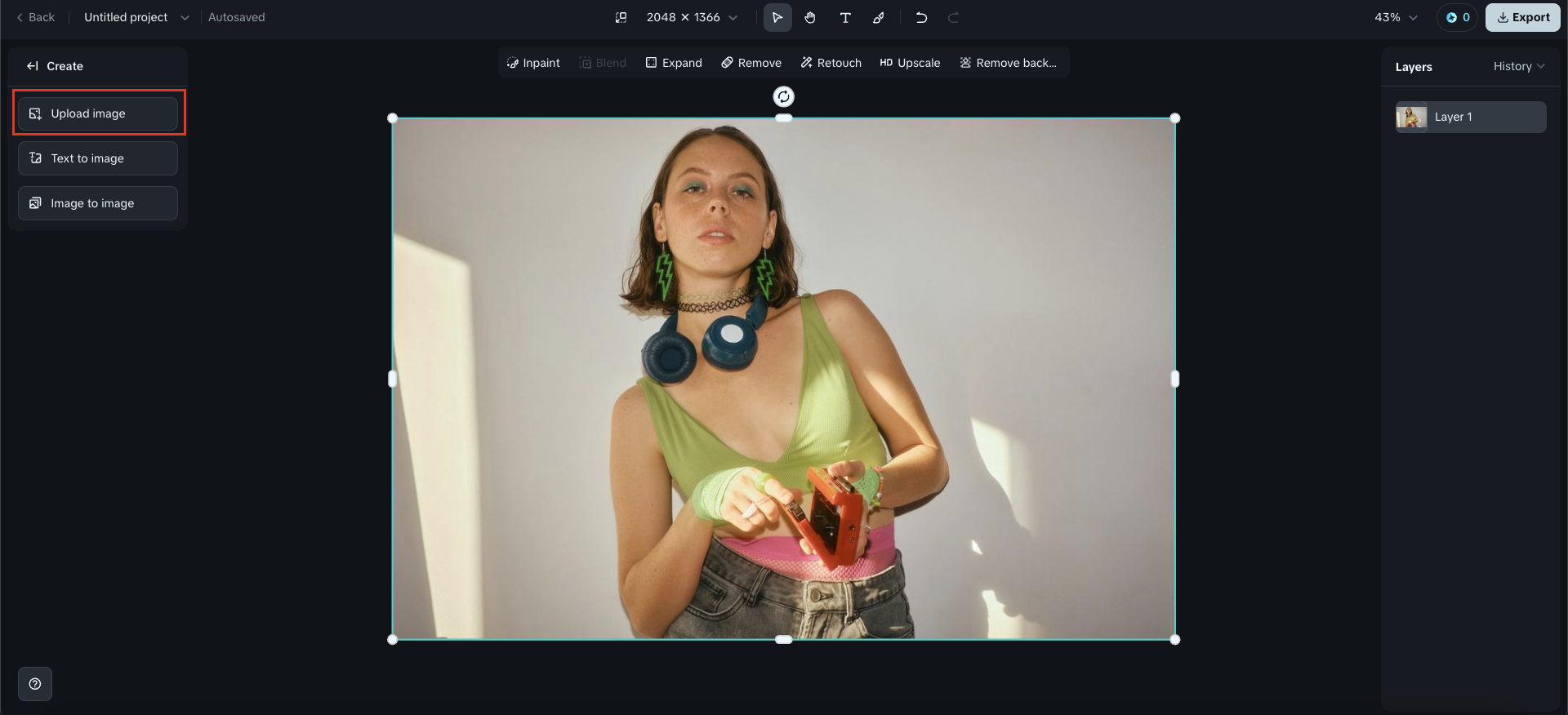 Dreamina: Online converter HEIC to JPG