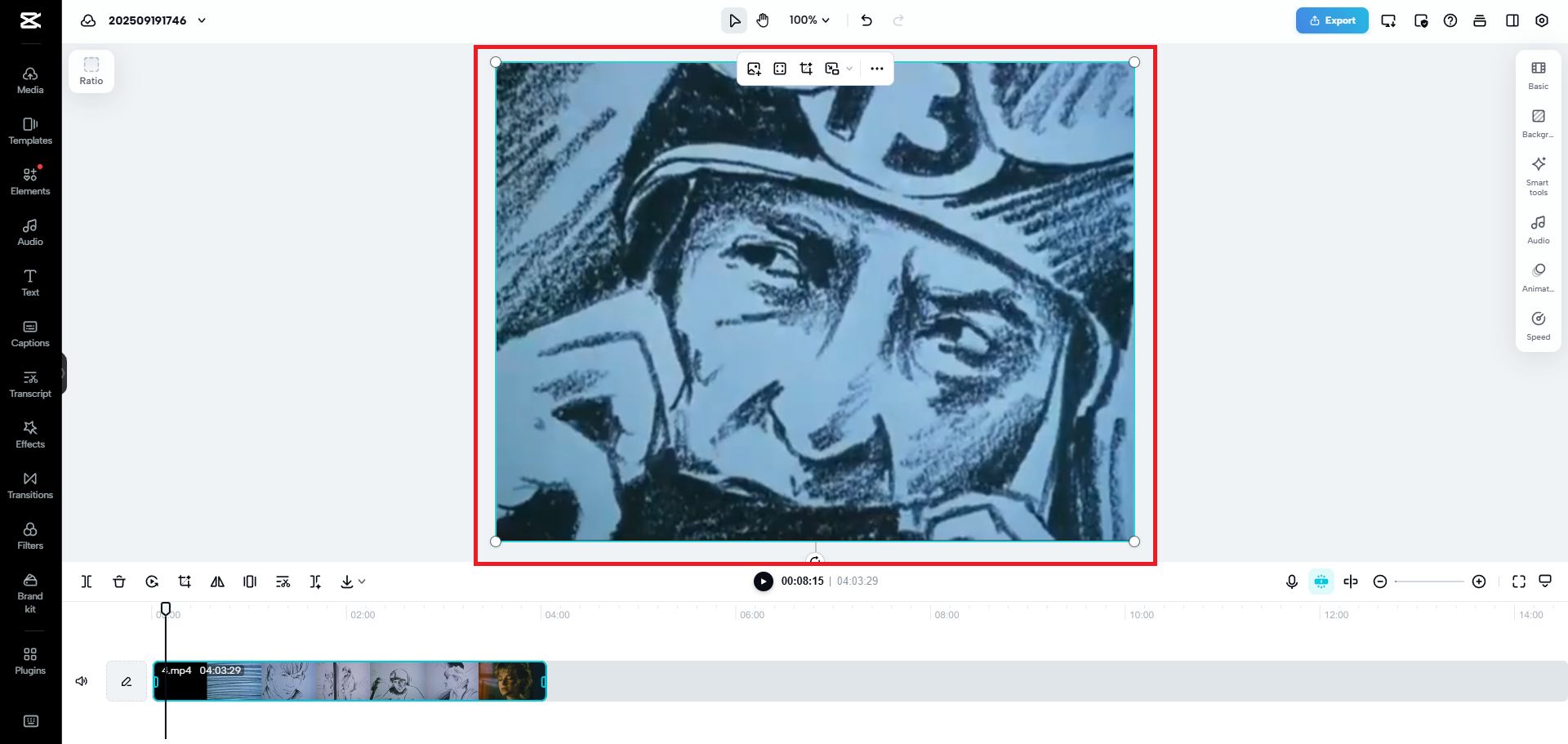 Upload your grainy or old video