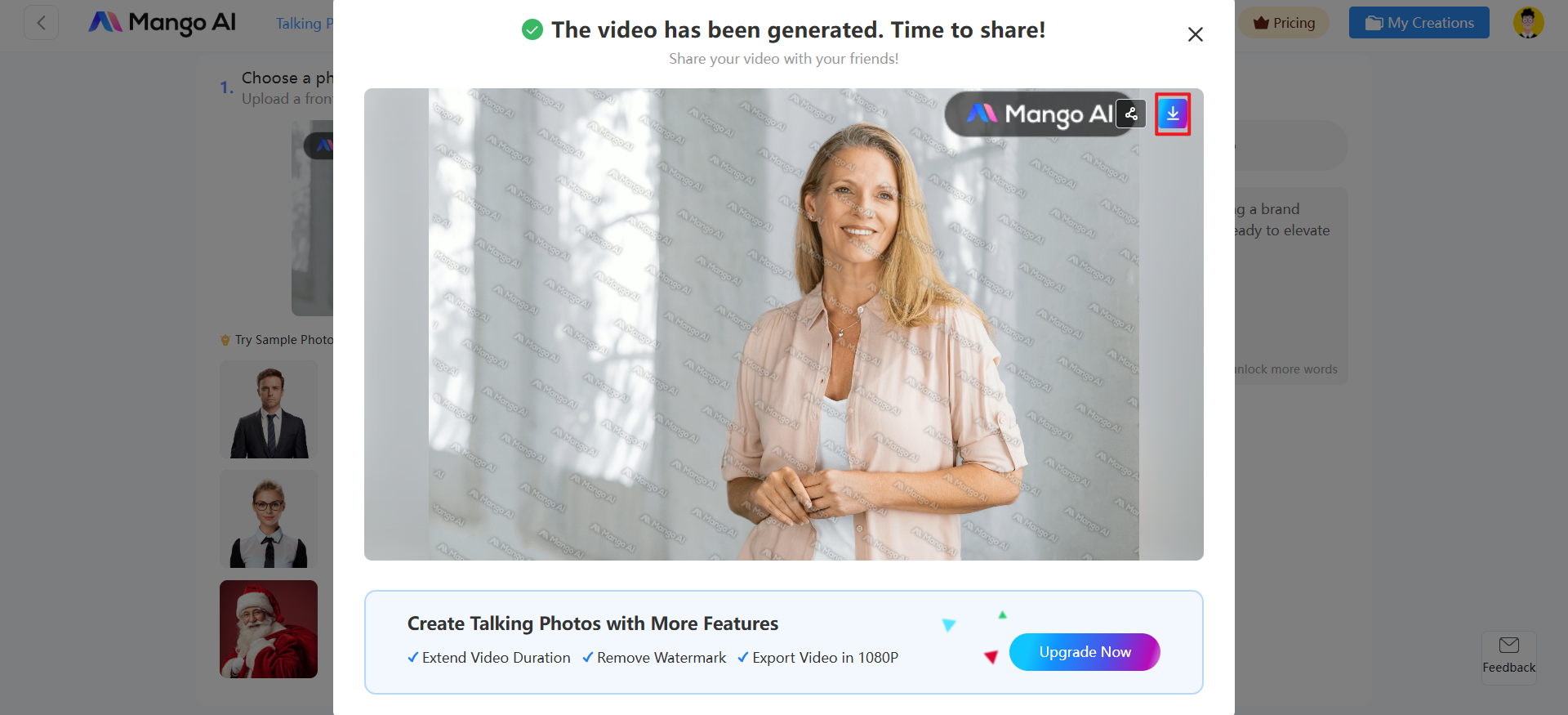 Baixe seu avatar animado