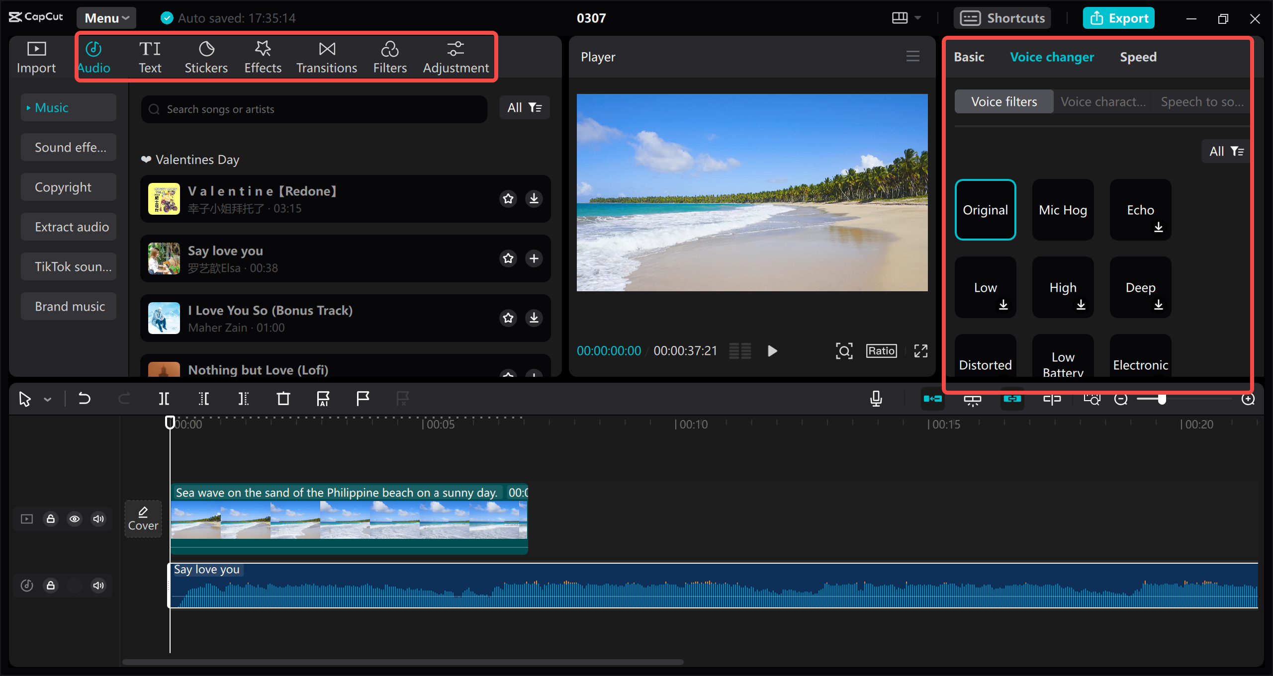 Edit your video