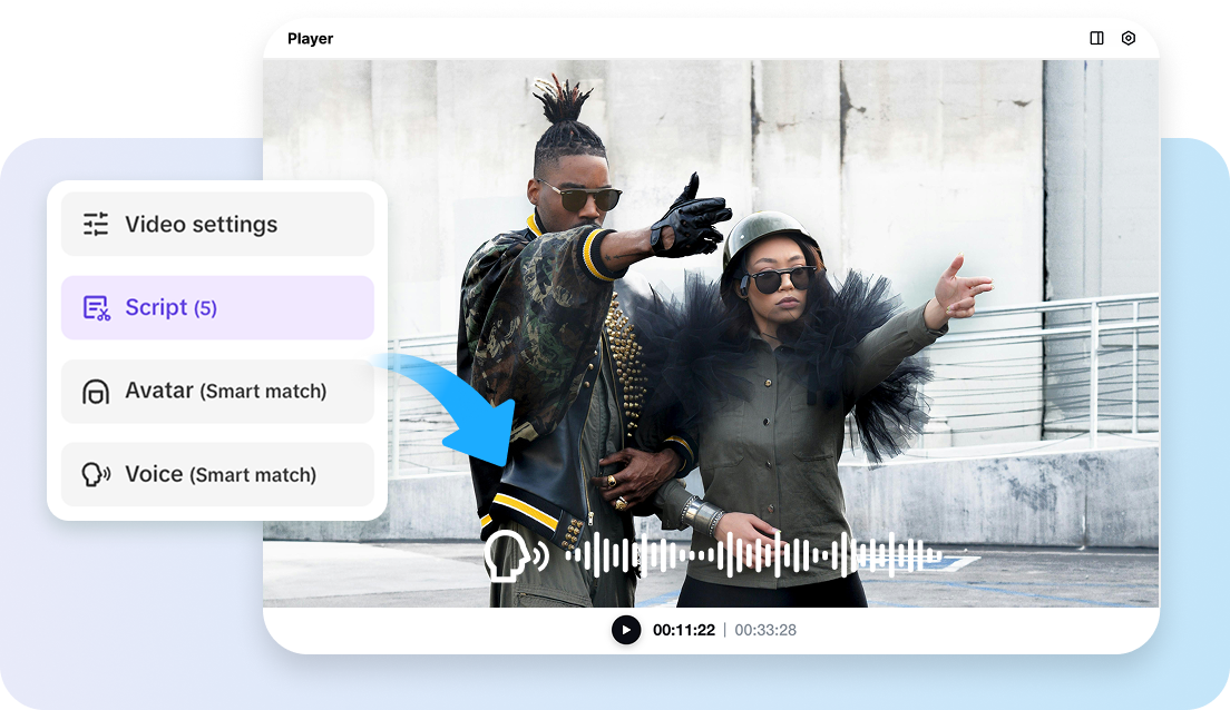 Turn scripts into narrations
