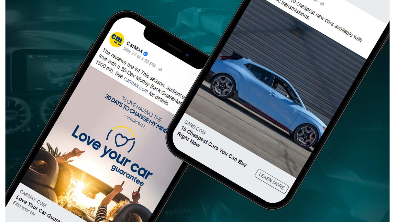 Mga digital na ad para sa automotive