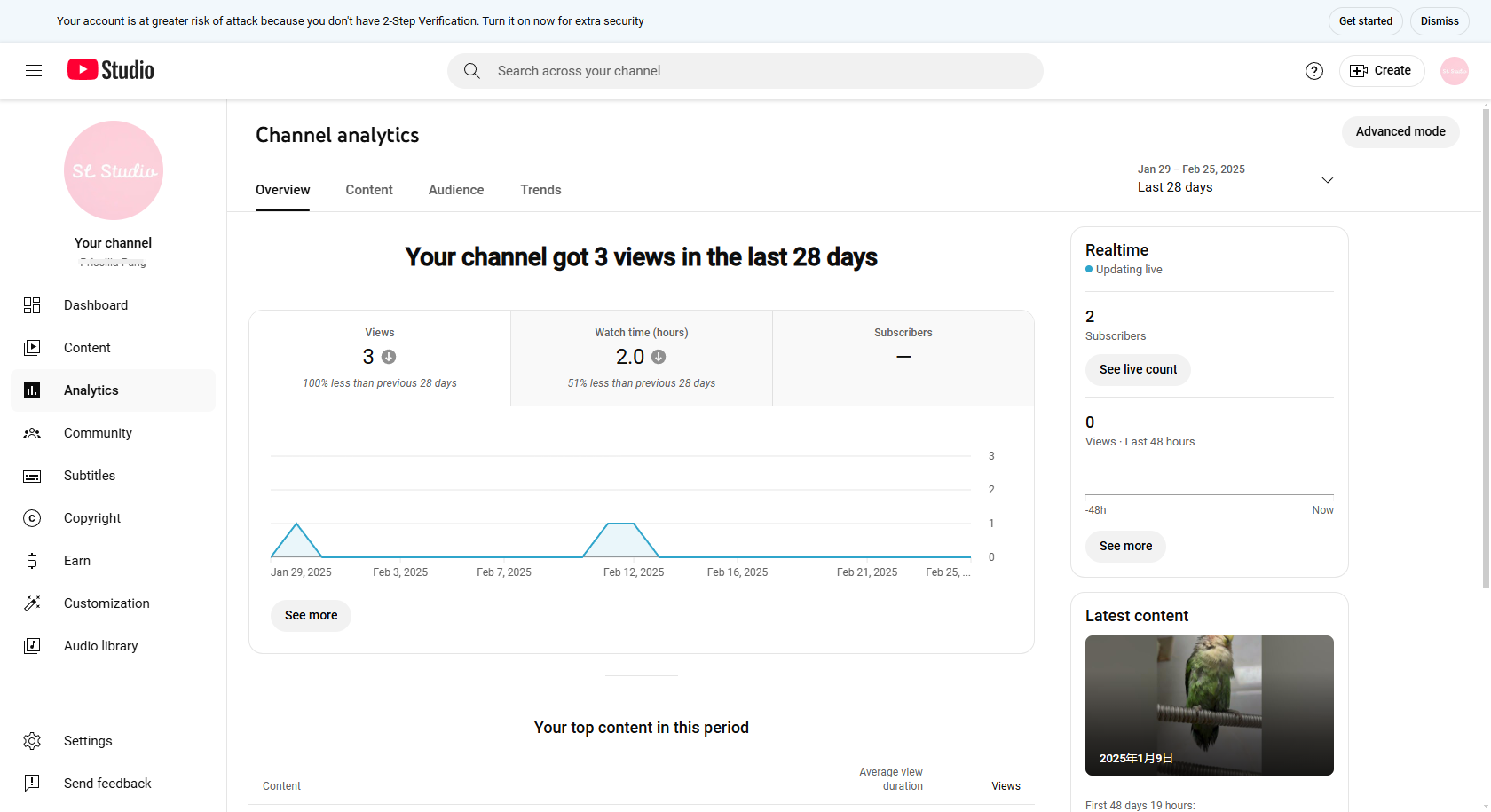 YouTube Analytics