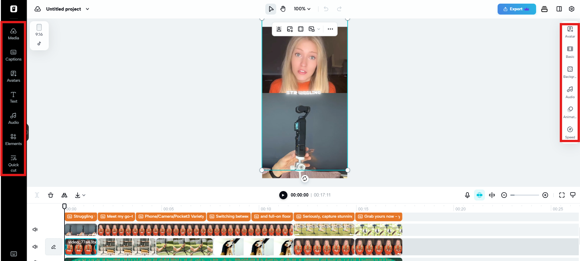 Edit more to refine video