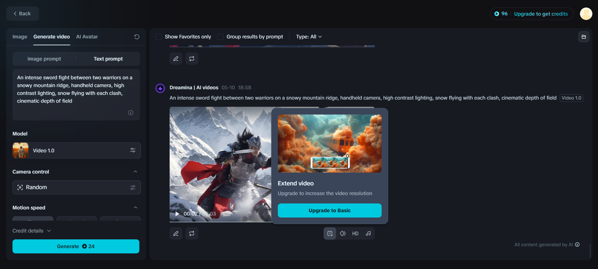 ai generated movies
