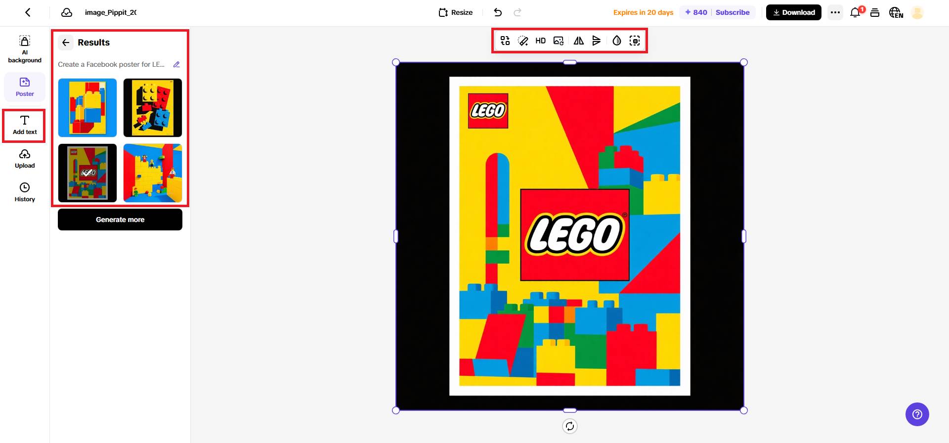 Customize your poster